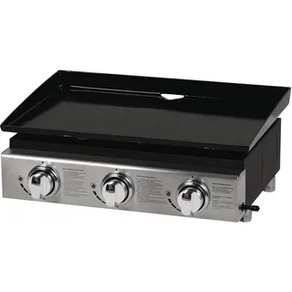 Habitat Garten Plancha presto 3 Grau , Metall , 39x20x58 cm , Grills, Gasgriller