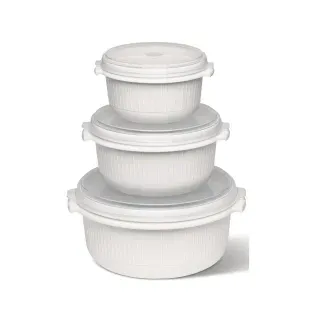 Emsa Micro Family Frischhaltedose weiß 0,5 l 3-teilig