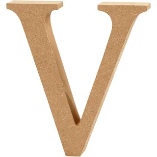 Creativ Company 56381, Deko-Buchstabe, Holz, Holz, 80 mm, 1,5 cm, 1 Stück(e) - Braun