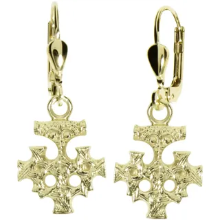 Ostsee-Schmuck Ohrhänger Hiddensee gold 333 15 x 13 mm