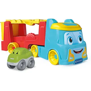 Baby Clementoni Abschleppwagen Spielzeug inkl. Spielzeugauto - Autotransporter für Kinder - Spielzeug für Kinder ab 18 Monaten 17892