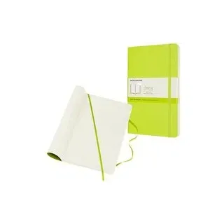 MOLESKINE Notizbuch Classic Collection flexibler Einband ca. DIN A5 blanko, hellgrün Softcover 240 Seiten, 1 St.