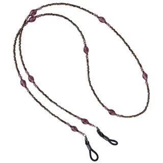 KONAMO Muschel Glas Perlen Brillen Kette Halter Anti-Rutsch-Sonnenbrille Retainer