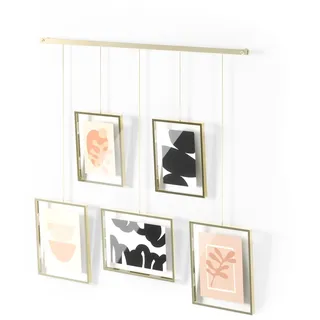 Umbra Bilderrahmen Collage Gold 10x15 cm/13x18 cm 5 St.