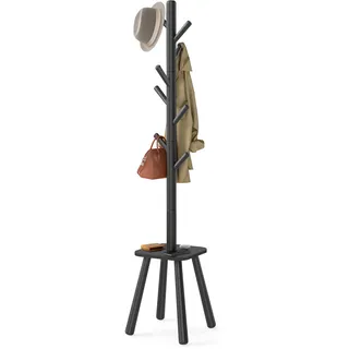 VASAGLE Garderobenständer 175,8 cm tintenschwarz