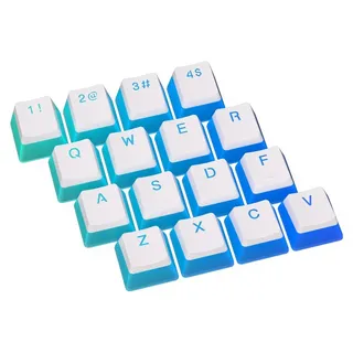 ENDORFY Mechanische Gaming-Tastatur Keycaps PBT Pudding Onyx White, US ANSI - Weiß