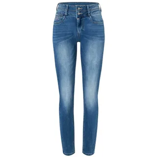 Timezone Damen Slim EnyaTZ Womenshape, Smurf Blue Wash, 32W / 30L EU - 32W / 30L