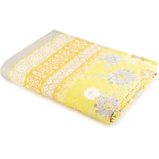 Bassetti POSILLIPO Tagesdecke aus 100% Baumwolle in der Farbe Gelb Y1, Maße: 265x255 cm - 9328454