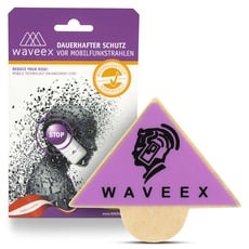WAVEEX 5 STK. Schutzaufkleber gegen Strahlung – für Handy, Smartphone, Tablet, Laptop, Babyphone, WLAN-Router sowie DECT-Telefon – Strahlenschutz Handy Aufkleber – leicht anzubringen