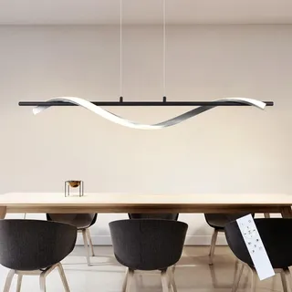 ZMH Pendelleuchte LED Hängelampe Esstisch - 22W Hängeleuchte Dimmbar Modern Design Pendellampe mit Fernbedienung Esstischlampe 150CM Höhenverstellbar für Esszimmer Wohnzimmer Schlafzimmer Küche