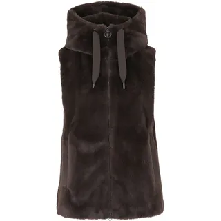 Betty Barclay Fellimitatweste »Plüschweste mit Kapuze«