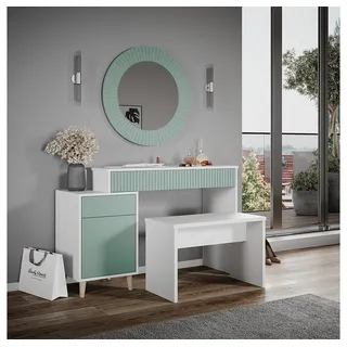 Vicco Schminktisch Arles 120 cm mit Bank