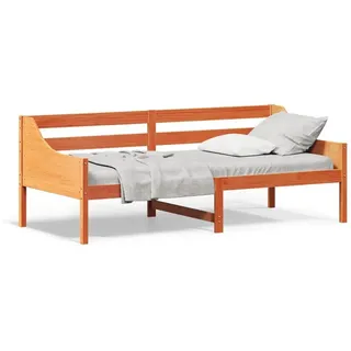 vidaXL Tagesbett ohne Matratze Wachsbraun 80x200 cm Massivholz Kiefer