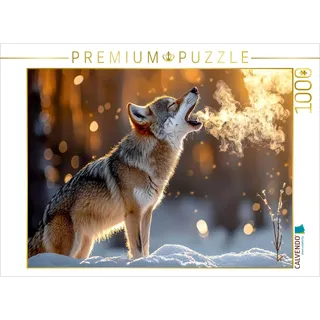 CALVENDO Puzzle Wölfe | 1000 Teile Lege-Größe 64 x 48 cm Foto-Puzzle für glückliche Stunden