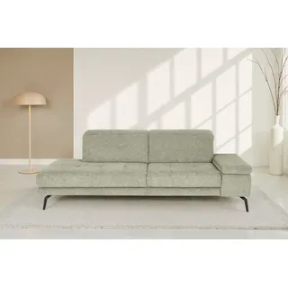 die planbar Recamiere Polyester beige/grün