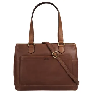 Piké Shopper Leder Braun