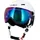 Wa-2 Ski Helmet With Visor bianco-nero M