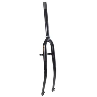 Gabel Feste Hydrid 28 Zoll 1 1/8 Zoll Schwarz - Schwarz