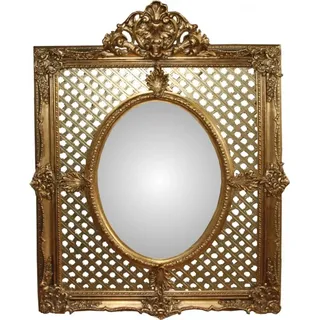 Casa Padrino Barock Luxus Spiegel Gold  B 101 cm, H 141 cm - Edel & Prunkvoll - Limited Edition - Gold