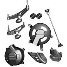 GBRacing Komplette Ausstattung an Schutzdeckeln und Sliders/ Spindeln | CP-D675R-2011-CS-8-GBR