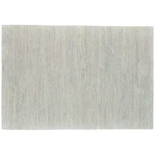 THEKO Maloronga Uni Wollteppich 60 x 90 cm Beige/Grau