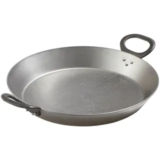 Rösle Servierpfanne , Silberfarben , Metall , rund , Made in Germany , backofengeeignet , Kochgeschirr, Pfannen, Bratpfannen