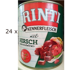 Bild von Kennerfleisch Hirsch 24x800g Dose Hundenassfutter