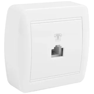 Telefonanschluss RJ11 Oberfläche der Wandserie