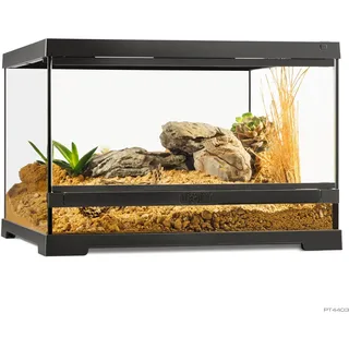 Exo Terra Pro Terrarium S Low | Black | 45 x 45 x 30 cm