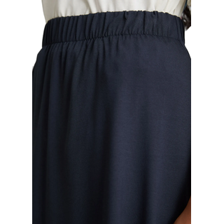 Jerseyrock MARC O'POLO DENIM, Damen, Gr. L, blau depths, Web, Obermaterial: 97% Viskose, 3% Elasthan, ausgestellt ca. Mitte Wade, Röcke Jerseyrock, aus LENZING ECOVERO, ausgestellt