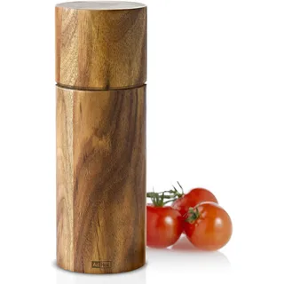 AdHoc MP75 Pfeffer- oder Salzmühle ACACIA groß, Keramik Mahlwerk, Akazienholz