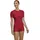 Damen Baselayer-Shirt Warm Round Neck W S/s Ts Funktionsmaterial schnelltrocknend 1 Stück Rot Red 8644 M