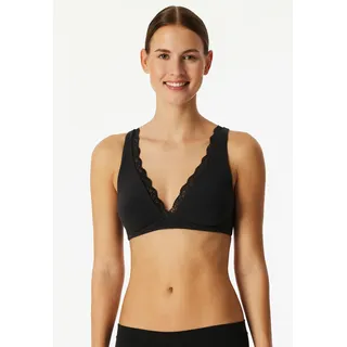 SCHIESSER Unique Cotton Soft-BH Schwarz 75A