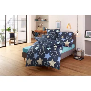 MY HOME Dreamer Fleece blau 135 x 200 cm + 40 x 80 cm