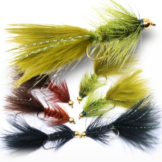 Woolly Bugger Streamer-Sortiment zum Forellenfliegenangeln (Sortiment)