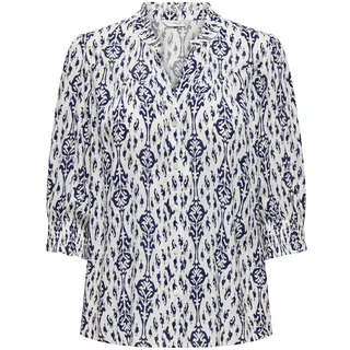Only ONLRAYA 3/4 SHIRT WVN NOOS Blau S