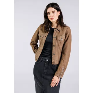 Freaky Nation Lederjacke "Callie-FN", braun
