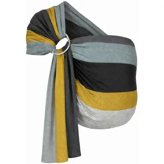 Hoppediz Ring-Sling, Baby-Tragetuch ab Geburt, 100 % schadstoffgeprüfte Baumwolle, Design Gent