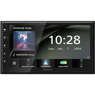 Kenwood DMX6523DABS 2-DIN Moniceiver mit DAB+, Apple CarPlay, Android Auto, Bluetooth, 6,8" Touchscreen