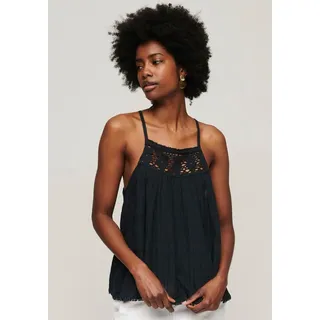 Superdry Spaghettitop »VINTAGE HALTER CAMI TOP«, blau