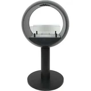 Edmonton Tunnel Ethanol Kamin, freistehend, 2-seitige Flammensicht, 1 Liter Brenner, bis zu 4,5 Stunden Brenndauer, 1,9 kW