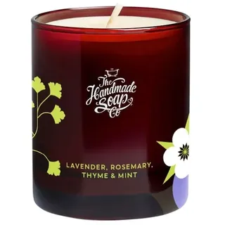 The-Handmade-Soap Collection Lavender,-Rosemary,-Thyme-MintSoy CandleDuftkerze 210 g