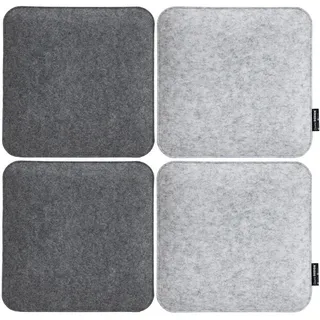 Dune Design DuneDesign Filz Sitzkissen 35 x 35 cm Grau