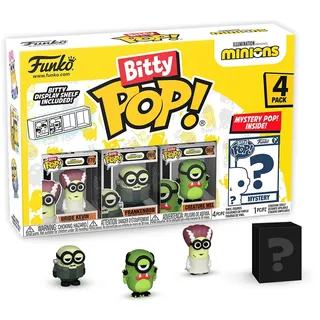 Funko Bitty Pop! Minions Kevin, Bob Mel und eine Überraschungs-Mini-Figur - 0.9 Inch (2.2 cm)