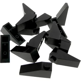 15x Lego Dachstein 33° 3x1 schwarz Dachziegel schräg Stein 428626 4286 - Schwarz
