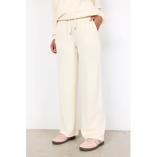 Schlupfhose SOYACONCEPT "SC-BANU 265", Damen, Gr. M (38), N-Gr, beige (cream), Jersey, Obermaterial: 48% Modal, 48% Polyester, 4% Elasthan, unifarben, Hosen Schlupfhose, Viskosemischung