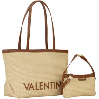 Valentino Maiam Shopper Baumwolle Beige/Braun