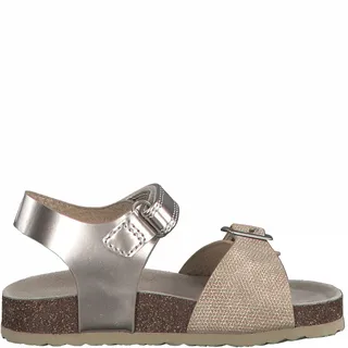 s.Oliver [Juniors] Kinderschuhe Bio/House Slipp Art: 5-5-38501-28 in beige comb (beige) - Größe:29 - Beige