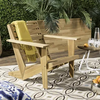 SAFAVIEH Wooden Adirondack Chair, in Natural