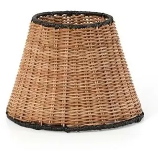 FARO SUMBA Lampenschirm für Wand- oder Tischlampe, Rattan - Braun